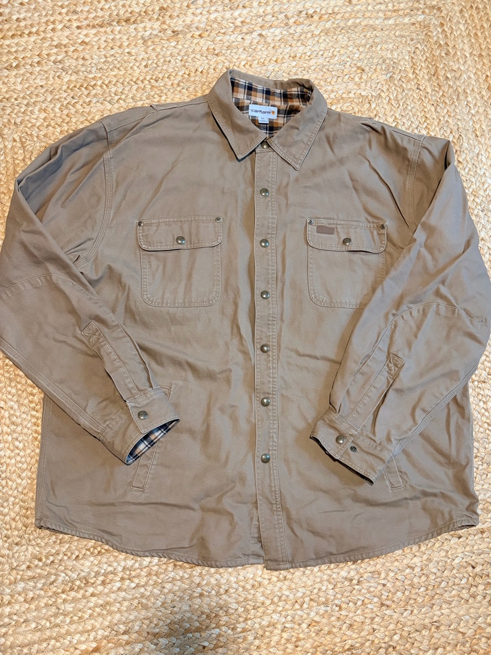 Carhartt Flannel Lined Shirt Jacket